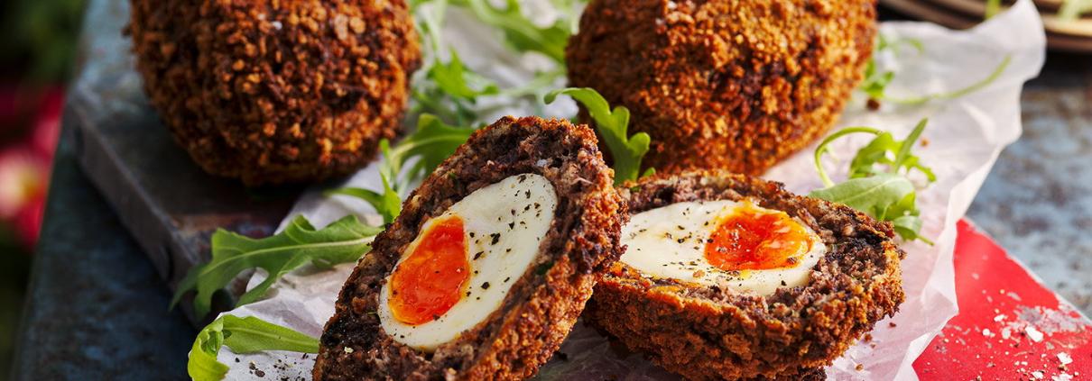 Black pudding scotch eggs - Creative Catering Cyprus