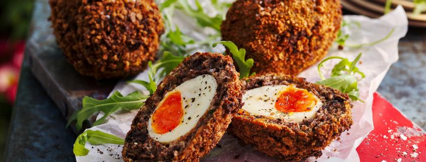 Black pudding scotch eggs - Creative Catering Cyprus