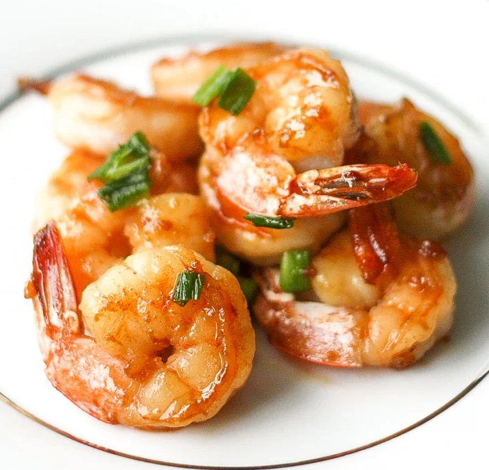 Pan-fried Prawns with a Sweet Soy sauce